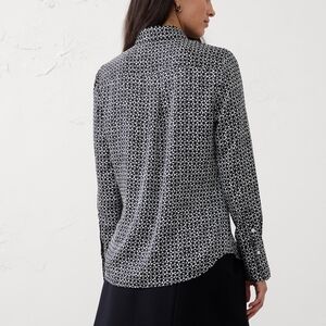 Ark & Co Monochrome Patterned Button Down Shirt